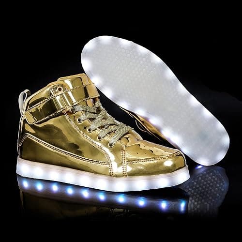 IGxx LED Light Up Shoes for Kids High Top Sneakers Lights Shoes for Boys Girls Unisex USB Charging Flashing Luminous thumbnail 5