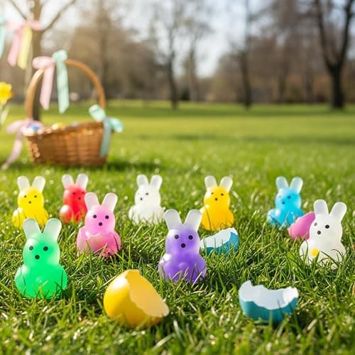 28Pack Easter Squishies,Easter Bunny Stress Balls for Adults,Easter Basket Stuffers,Bulk Squishy Easter Toys Stress Relief Fidget,Easter Egg Fillers Party Favors Gifts thumbnail 4