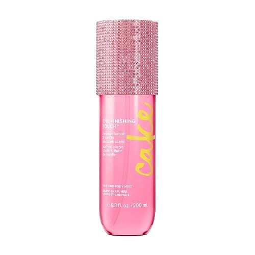 Cake Beauty The Finishing Touch Mist - Lemon & Vanilla Blossom - 200 mL | Hair & Body Spray - Gourmand Candied Lemon & Vanilla Blossom, Vitamin E & Argan Oil - 6.8 Fl Oz - Limited Edition thumbnail 2