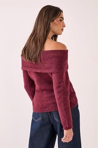 Nasty Gal Women's Bardot Knitted Top thumbnail 4