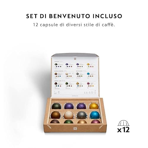 De'Longhi Nespresso Vertuo Pop ENV90.B, Macchina Caffè a Capsule con Tecnologia Centrifusion, 4 Formati in Tazza, Incluso Set di Benvenuto con 12 Capsule, 1260W, Liquorice Black thumbnail 10