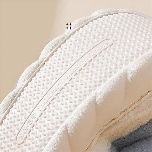 Zuwxeu Plush Home Slippers for Men and Women, Cartoon Shark Animal Cotton Slippers, Winter Indoor Warm Soft and Comfortable Thick-soled Shoes thumbnail 5