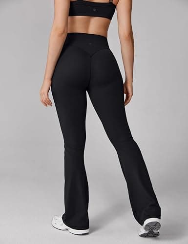 UNISSU Hugcurve No Front Seam High Waisted Flare Leggings for Women Bootcut Yoga Pants Buttery Soft - 29.5''/31.5''/33.5'' thumbnail 2