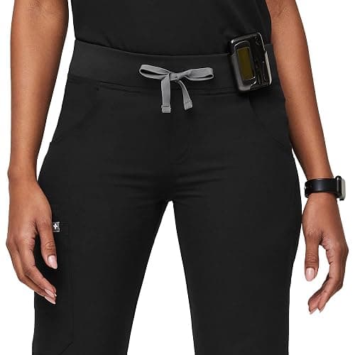 FIGS Kade Cargo Scrub Pants for Women — Classic Fit, Straight Leg, 4 Pockets, Yoga Waistband, Anti-Wrinkle thumbnail 9