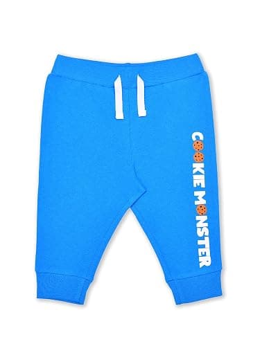 Sesame Street Cookie Monster Baby Boys Bodysuit and Pants Set for Newborn and Infant thumbnail 4