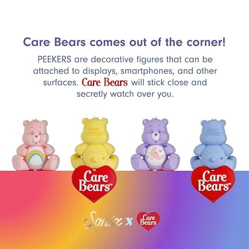 Sonix x Care Bears Peekers - Adhesive Decoration - Blind Box - Includes Grumpy, Cheer, Sweet Dreams, or Funshine thumbnail 3
