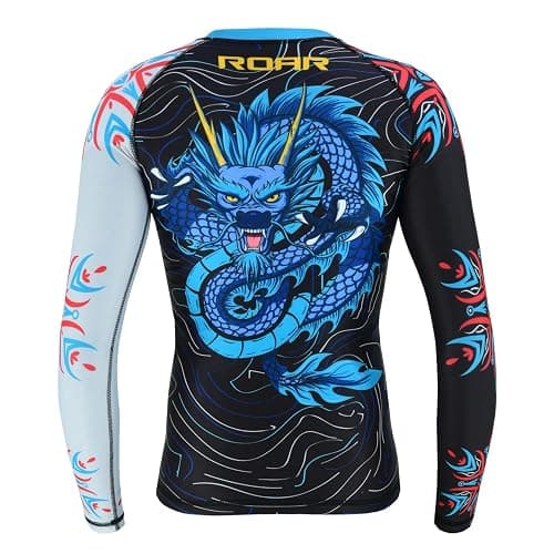 ROAR-INT MMA Rash Guard & BJJ Shorts Set Kids Fight Training Grappling Wear Jiu Jitsu Gi Trunks Outfit Set thumbnail 4