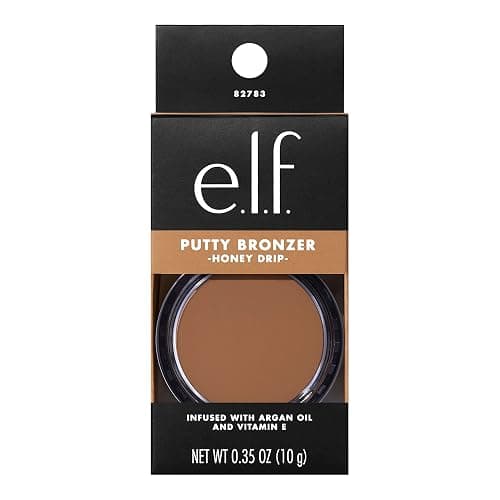 e.l.f. Putty Bronzer, Creamy & Highly Pigmented Formula, Creates a Long-Lasting Bronzed Glow, Infused with Argan Oil & Vitamin E, Honey Drip, 0.35 Oz (10g) thumbnail 3