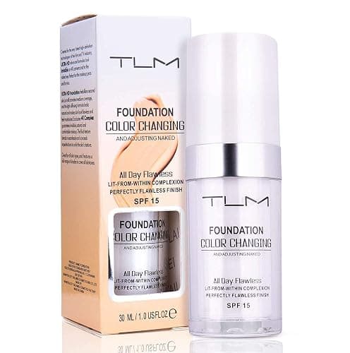 KOSIMI 30ml TLM Color Changing Foundation Liquid Base Makeup Change To Your Skin Tone By Just Blending, white - Image 1