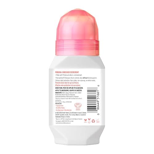 CRYSTAL Mineral Deodorant Coconut Vanilla Roll-On Body Deodorant With 24-Hour Odor Protection, Paraben Free, 2.25 FL OZ (Packaging May Vary) (2.25 Fl Oz/66ml) thumbnail 2