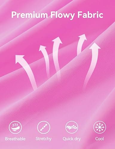 KEREDA Girls Flowy Shorts,Butterfly Shorts for Teen Girls with Spandex Liner 2-in-1 Kids Preppy Athletic Clothes thumbnail 5
