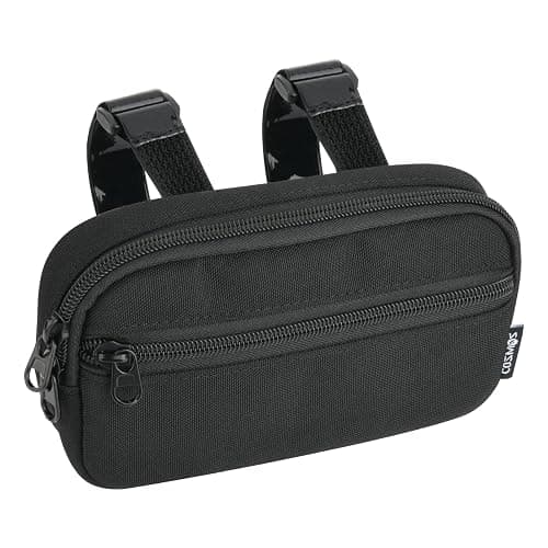 8.   Cosmos Horse Saddle Bag Pommel Pocket Saddle Horn Bag Cell Phone Holder Small Saddle Pouch for Holding Smartphone Keys Cards, Horse Tack Accessories - Image 1