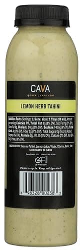 CAVA Lemon Herb Tahini Sauce, 9 OZ - Sesame - 9 Fl Oz (Pack of 1) thumbnail 4