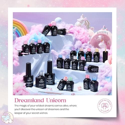 Beetles Gel Nail Polish Set,24Pcs Pink Purple Pearl Blue Shimmer Chameleon Green Colors Gel Polish Kit, 3Pcs Base Top Coat Double-ended Brush Soak off UV Nail Polish Christmas Gifts for Women thumbnail 4