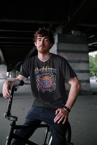 Sublime Customer Sun Adult Black Short Sleeve T Shirt 90s Ska Punk Music Vintage Style Graphic Tees thumbnail 3