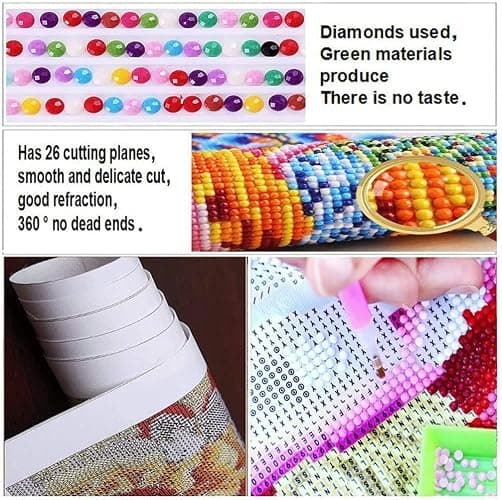 Generic DIYPAINTING 5D Diamond Art Painting by Number Kits Horror Movie Halloween 16X20 Painting Cross Stitch Full Drill Crystal Rhinestone Embroidery Pictures Arts Craft for Home Wall Decor Gift thumbnail 7