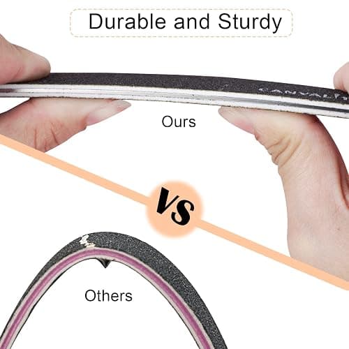 Canvalite 40 PCS Nail File 100/180 Grit Peel and Stick Nail Files Replaceable Emery Boards Reusable Nail File for Acrylic Nails Professional for DIY Salon Use thumbnail 4