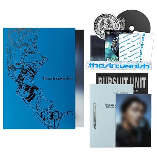 THE SIN : VANISH The 7th Mini Album (STORM Ver.) Out Box + Lyric Book R + Film Photo + AD Card + Sticker + Photo Card + 2 Pin Badges + 4 Extra Photocards Official K-POP Sealed Album - Image 1