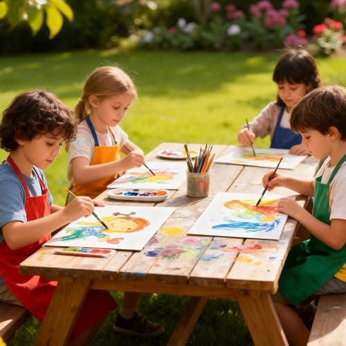 Simetufy 72 Pack 8 x 10 inch Canvas Boards for Painting Flat Canvas Panels | Bulk Value Pack for Classes and Parties 100% Cotton for Acrylics Paint thumbnail 2
