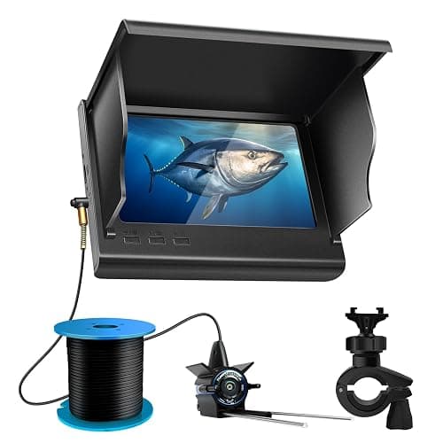 Camera for Fishing Underwater Fishing Camera with 100ft Cable,4.3 Inch IPS Display,Infrared Night Vision,220° Wide Angle IP67 Waterproof,1080P HD Imaging for Ice, River and Lake Boat Kayak Fishing - Image 1