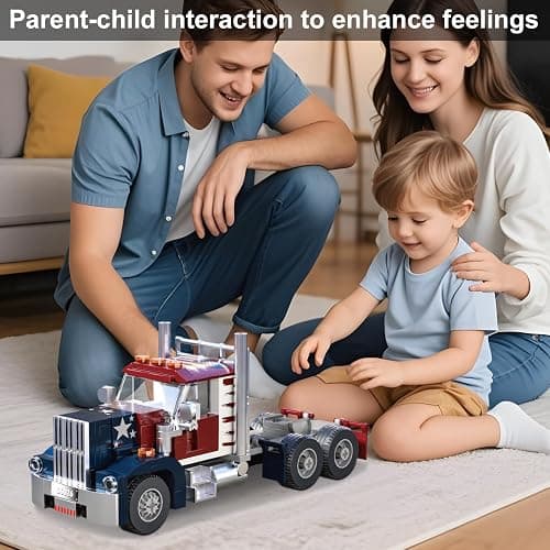 APENGBAOL Semi Truck Building Sets，City Tow Truck Toy Building Block Set for Adults and Boys（268PCS） thumbnail 2