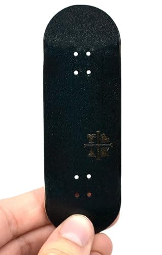 Teak Tuning 32mm Pro Fingerboard Complete - Fully Assembled with Pro Level Components - Pro Shaped Wooden Deck (32x97mm), UltraSpin Bearing Wheels, Prodigy Gen2 Trucks - All Blacks thumbnail 3
