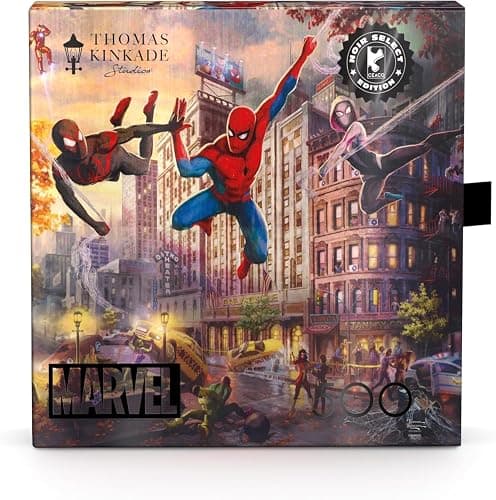 Buffalo Games - Marvel Comics Spider-Man and Friends - 500 Piece Puzzle | Silver Select, Officially Licensed, Recycled Board, Finished Size 21.25 x 15 in, Includes Poster, Giftable Drawer Box thumbnail 4
