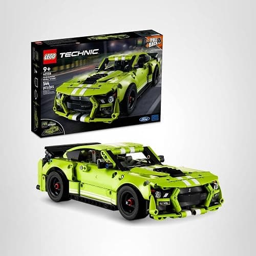 LEGO Technic Ford Mustang Shelby GT500 Toy Car - Building Toy for Boys & Girls, Ages 9+ Years - Pull Back Car W/AR App for Pretend Play - Gift Ideas - 42138 thumbnail 7