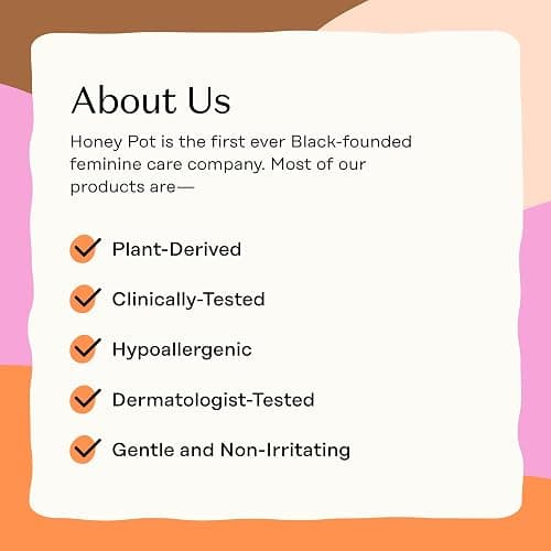 The Honey Pot Company - Sanitary Pads for Women - Non-Herbal Regular Flow w/Wings - Organic Cotton Cover & Ultra-Absorbent Pulp Core - Feminine Care - FSA & HSA Eligible - 20 ct - 20 Count (Pack of 1) - Non-Herbal Regular Flow thumbnail 8