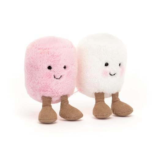 Jellycat Amuseables Pink and White Marshmallows Stuffed Toy, 3.5 inches | Food Plush | Fun Gift Idea thumbnail 5