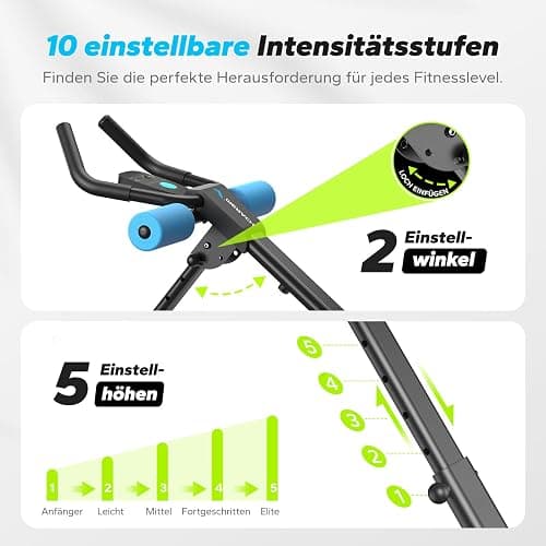 MERACH Bauchtrainer Bauchmuskeltrainer für Zuhause Multifunktionale Trainingsgerät für Ganzkörpertraining Abdominal Ab Machine mit LCD-Monitor thumbnail 3