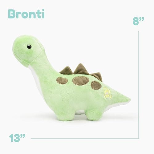 Bellzi Brontosaurus Cute Stuffed Animal Plush Toy - Adorable Soft Dinosaur Toy Plushies and Gifts - Perfect Present for Kids, Babies, Toddlers - Bronti thumbnail 3