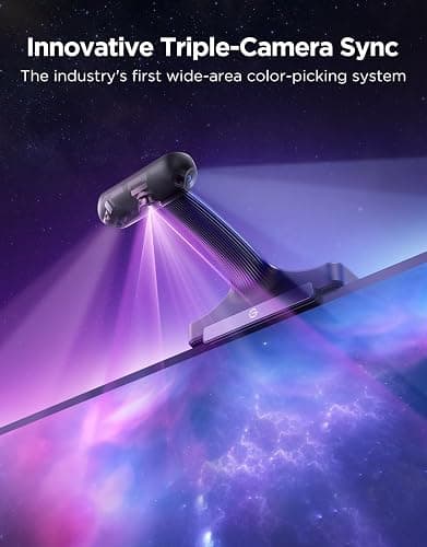 Govee TV Backlight 3 Pro with HDR Triple Camera, 11.8ft 5-in-1 RGBWWIC LED Strip Lights That Change with 55-65 Inch TVs, 75LEDs/m, Supports AI Filter, Smart App and Voice Control, DreamView Sync thumbnail 3
