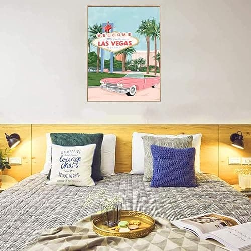 KTHOFCY 5D DIY Diamond Painting Kits for Adults Kids World Landscape(Las Vegas) Full Drill Embroidery Cross Stitch Crystal Rhinestone Paintings Pictures Arts Wall Decor Painting Dots Kits 15.7X11.8 IN thumbnail 7