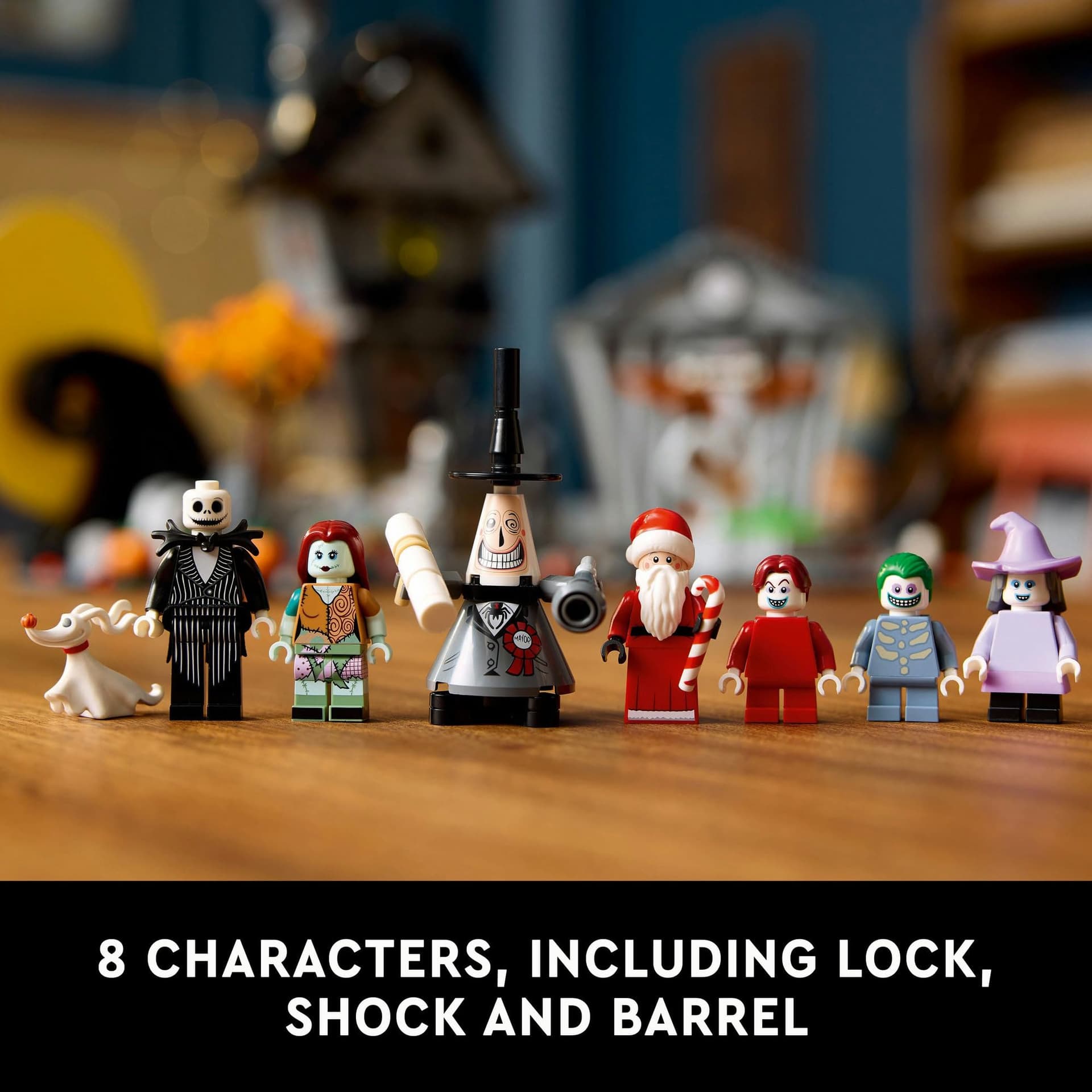 LEGO® Ideas Disney Tim Burton’s The Nightmare Before Christmas Set, Movie Memorabilia Model Kit for Women, Men and Film Lovers, with 6 Character Minifigures Incl. Jack Skelington 21351 thumbnail 5