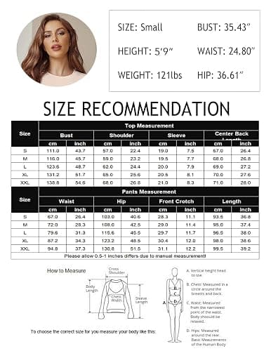 Ekouaer Lounge Sets for Women Short Sleeve Tops and Long Pants Soft Comfy Pajamas Set 2 Piece Outfits S-XXL thumbnail 4