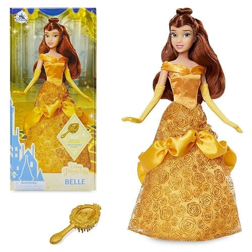 Disney Store Official Disney Princess Classic Doll (Rapunzel from Tangled), 11 Inches, Includes Brush with Molded Details, Fully Posable Toy in Classic Outfit - Disney Princess Toys for Girls - Rapunzel thumbnail 2