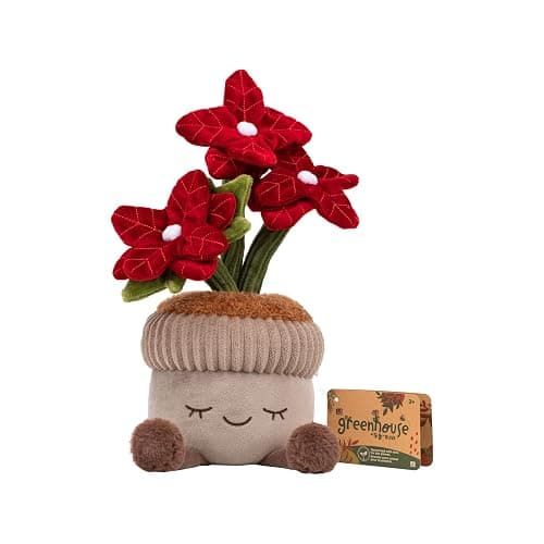 Russ Greenhouse 12-Inch Poinsettia Plant Plush - Ultrasoft Official Jazwares Plush - Ages 3+ thumbnail 6