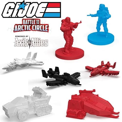 Renegade Game Studios G.I. Joe: Battle for the Arctic Circle Strategy Game | Axis & Allies Gameplay with 100+ Miniatures, Weather Dominator Scenarios, and Iconic Cobra vs G.I. Joe Combat Units thumbnail 4