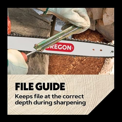 Oregon Universal Chainsaw Field 7pc Sharpening Kit - Includes 5/32", 3/16", and 7/32" Round Files, 6" Flat File, Handle, Filing Guide, and Travel Pouch (617067) thumbnail 5