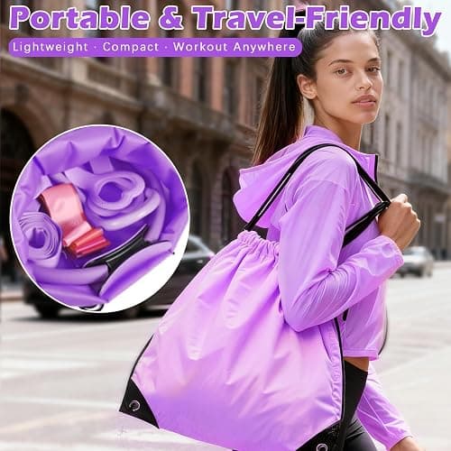 VIOXIA Pilates Kit for Home Workouts – Pilates Equipment Set with Ring, Ball, Resistance Bands, Pilates Accessories, Pilates Essentials Kit for Women, Pilates Sets for Home Exercise thumbnail 8