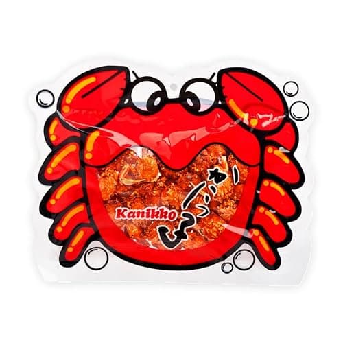 UMAYA - Okabe Kanikko - Ready To Eat Fried Japanese Baby Crabs - With A Hint Of Sweet Honey and Savory Seasonings - Crunchy Gourmet Snack From Japan - Individual 2.3oz (65g) Snack Size Bag - Pack of 1 - Image 1