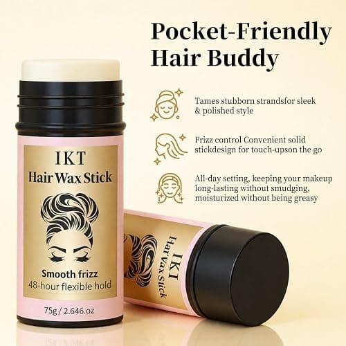 Hair Wax Stick, Wax Stick for Hair Slick Stick, No Spices, Easy to Absorb (1 Pack) thumbnail 7