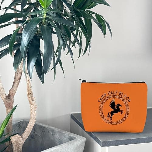 WCGXKO Percy Movie Camp Half-Blood Greek Mythology Long Island Makeup Bag Bookish Gift thumbnail 2