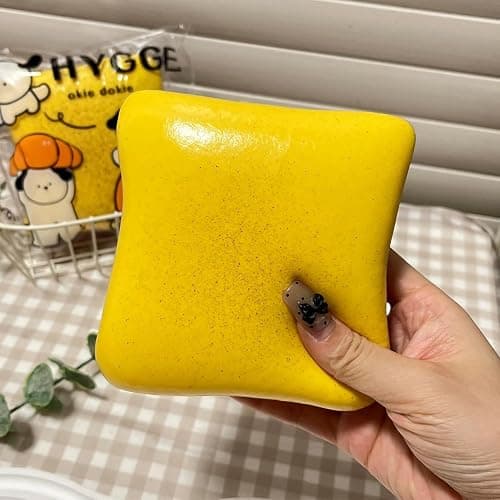 Butter Squishy Bread Viral Slow Rising Squishy - Flexible, Slow Rebound, Squeezy Butter Squishys with 100% Odorless, Non-Sticky, Improve Focus, Easing Tension During Study,Work,Or Relaxation (4 Mix) thumbnail 7