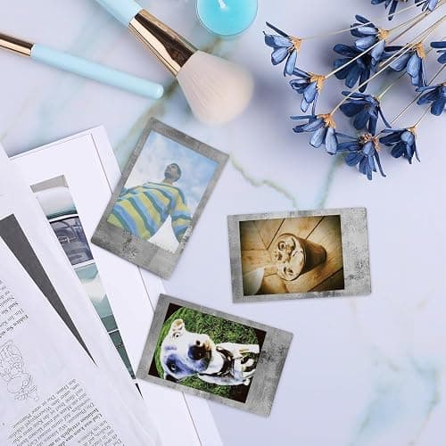 Fujifilm Instax Mini Film Variety Pack – 5 Unique Styles for Instax Cameras + Bonus Sunshine Photo Microfiber Cleaning Cloth - Monochrome - (5 Pack X 10 Sheets) thumbnail 3