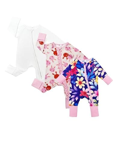 Bow Dream Infant Boys Girls Clothes Newborn Bamboo Rayon Baby girl Romper baby boy Bodysuit Jumpsuit - Image 1