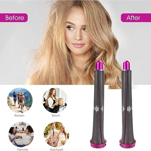 1 Pair 20mm/0.78 inch Long Curling Barrels Attachment for Dyson Airwrap Styler, Hair Curl Barrels Attachment Parts thumbnail 6