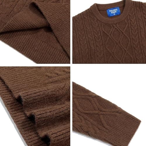 Aelfric Eden Oversized Sweater 90s Vintage Cable Knit Long Sleeve Women Heavy Crewneck Pullover thumbnail 3