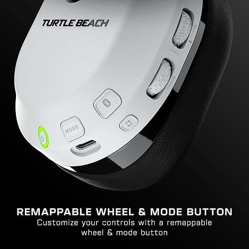 Turtle Beach Stealth 600 Wireless Multiplatform Amplified Gaming Headset for PS5, PS4, PC, & Mobile – Bluetooth, 80-Hr Battery, Noise-Cancelling Flip-to-Mute Mic, 50mm Speakers – White thumbnail 6